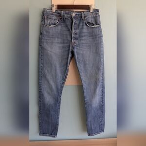 Levi's 501 Classic Blue Denim Jeans 32 X 30